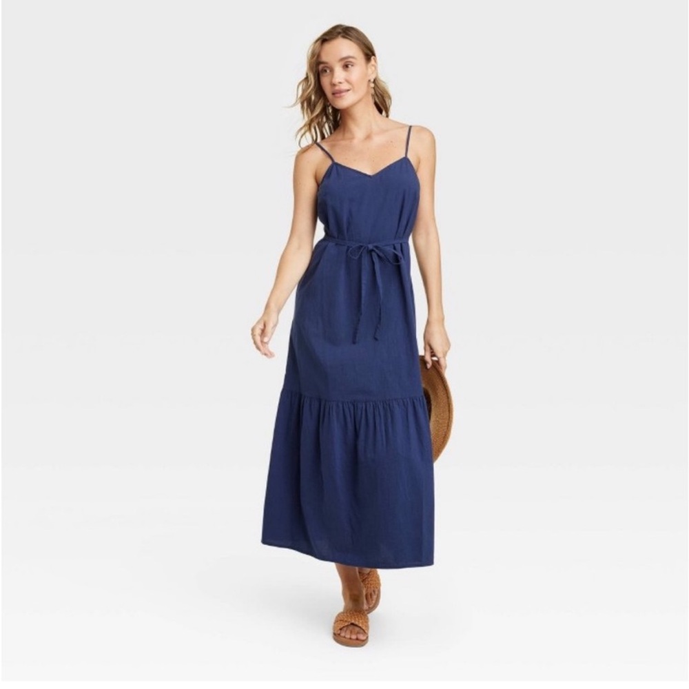 Universal Thread Navy Blue Maxi Dress
